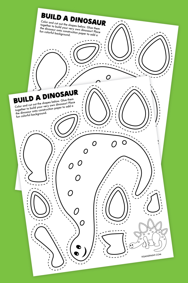 Printable Dinosaur Craft Template