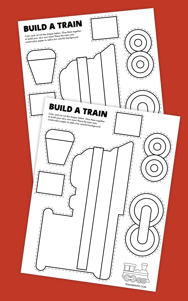 Train Printable Template