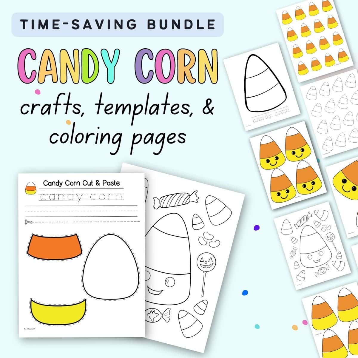 Candy Corn Printable Templates