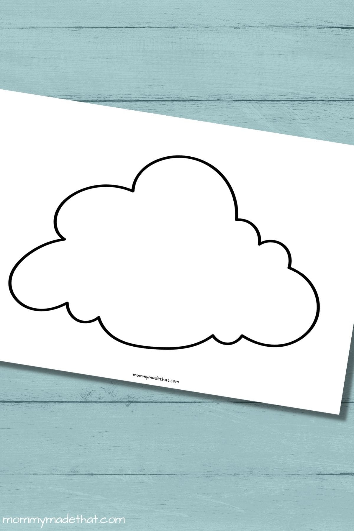 Free Printable Cloud Templates For Fun Spring Crafts