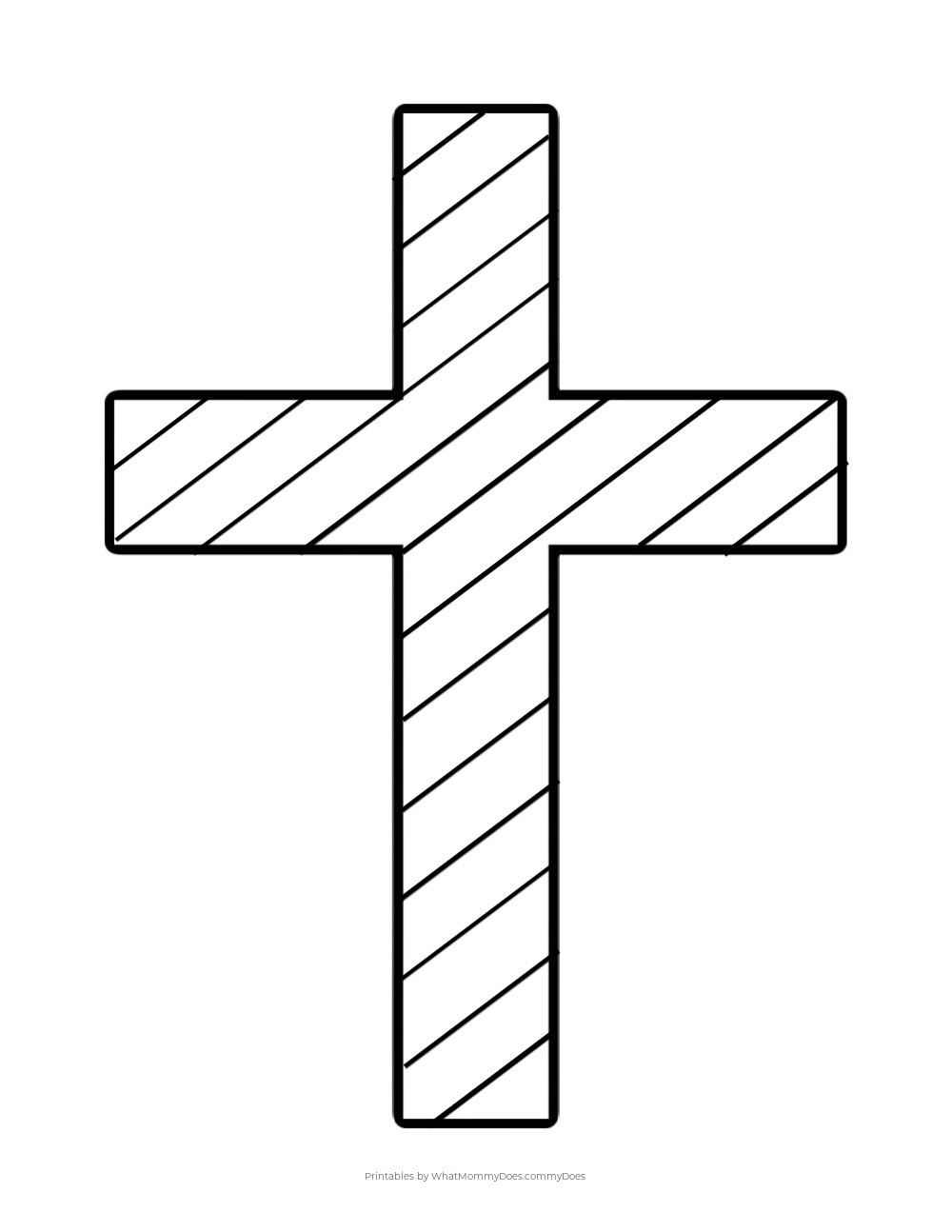 Printable Cross Template Pdf
