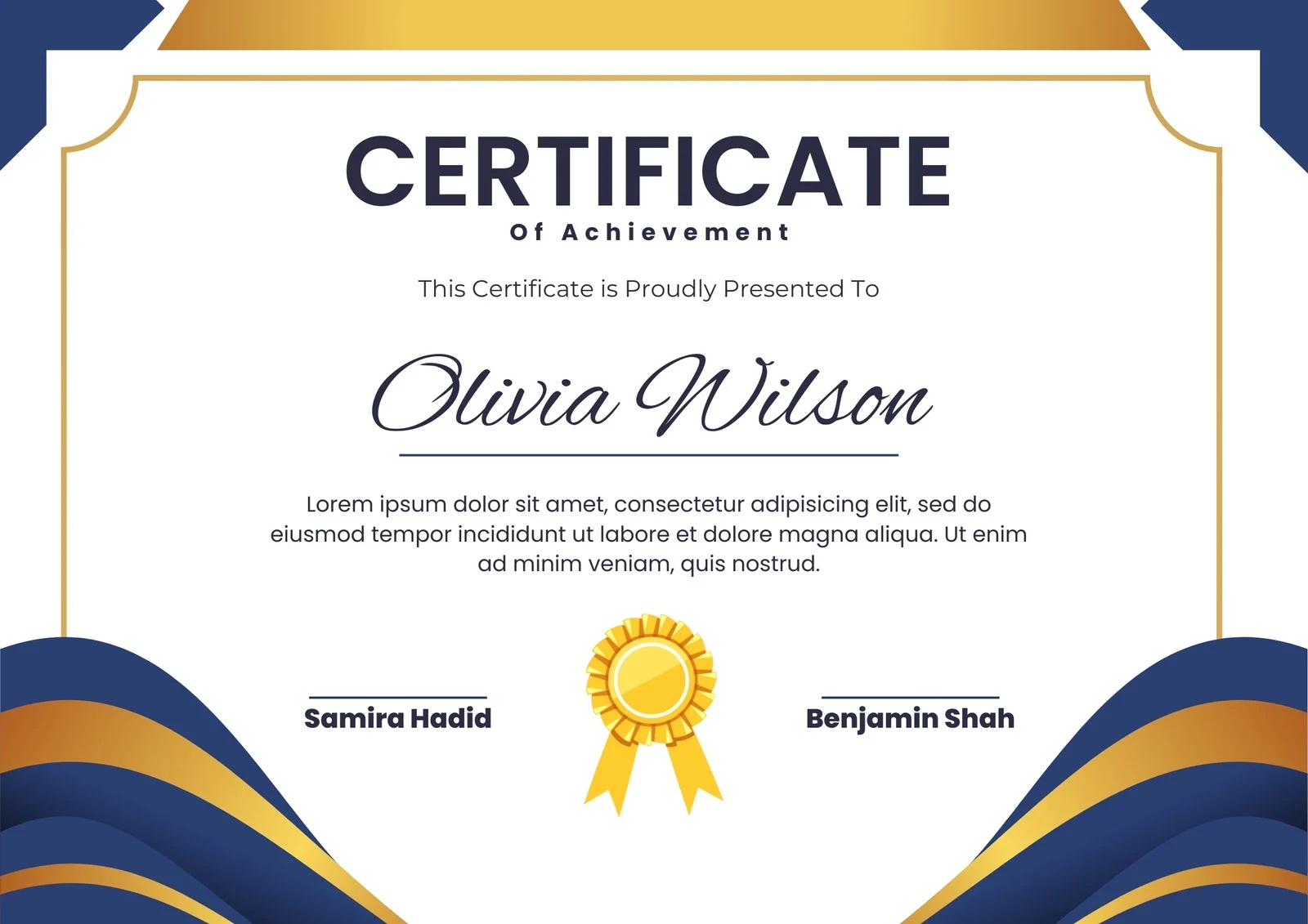 Free Printable Customizable Recognition Certificate Templates 