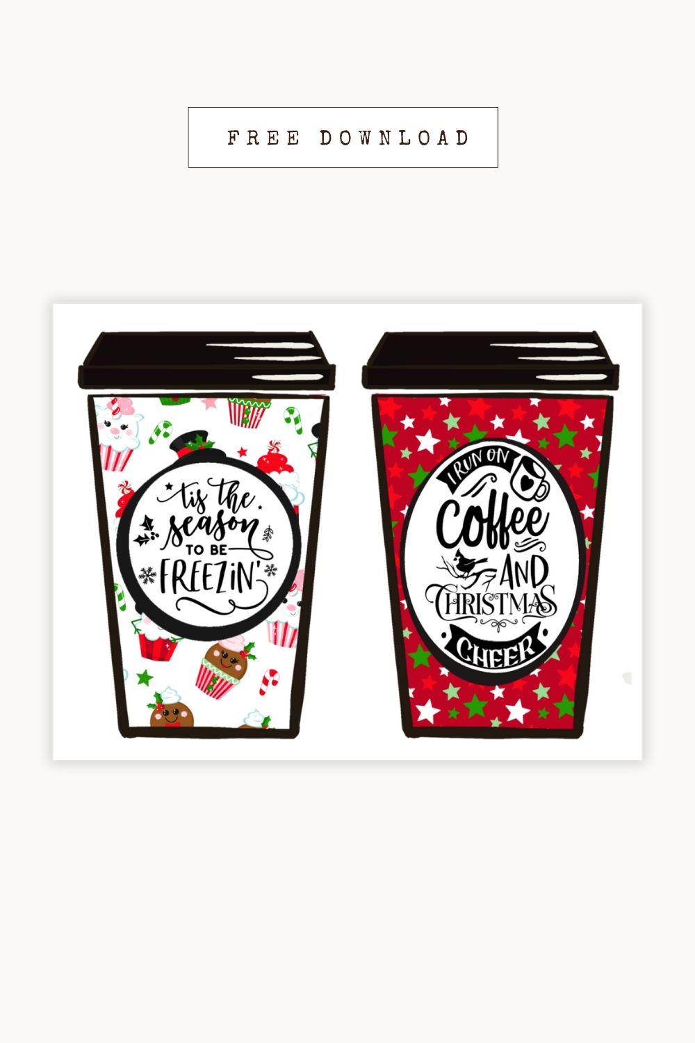 Printable Coffee Cup Template