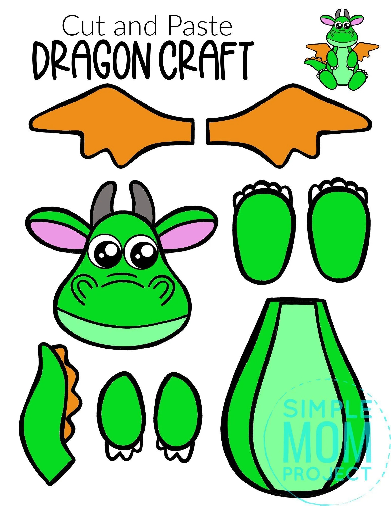 Dragon Templates Printable