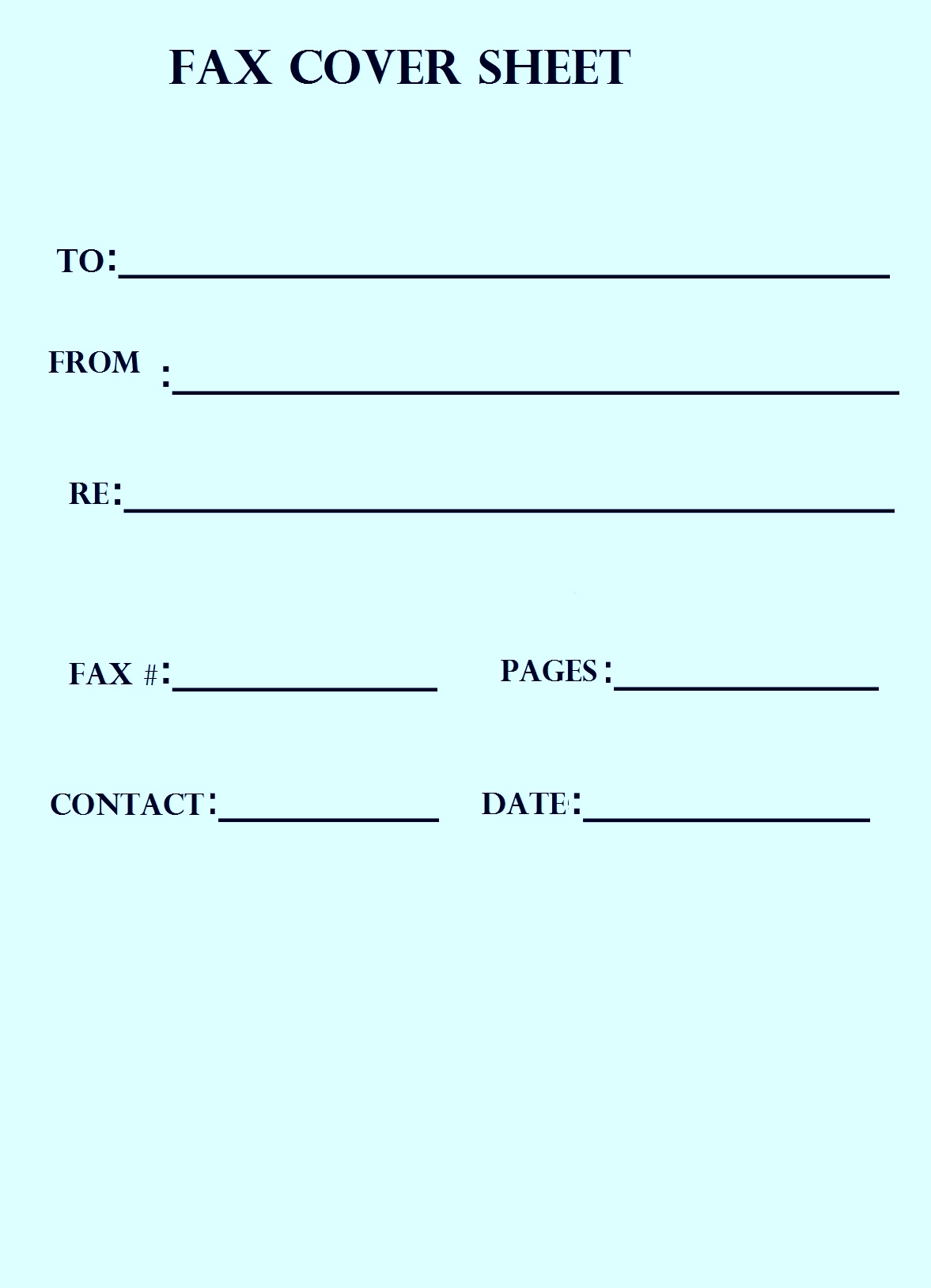 Free Printable Fax Cover Sheet PDF Printerfriendly Worksheets Library