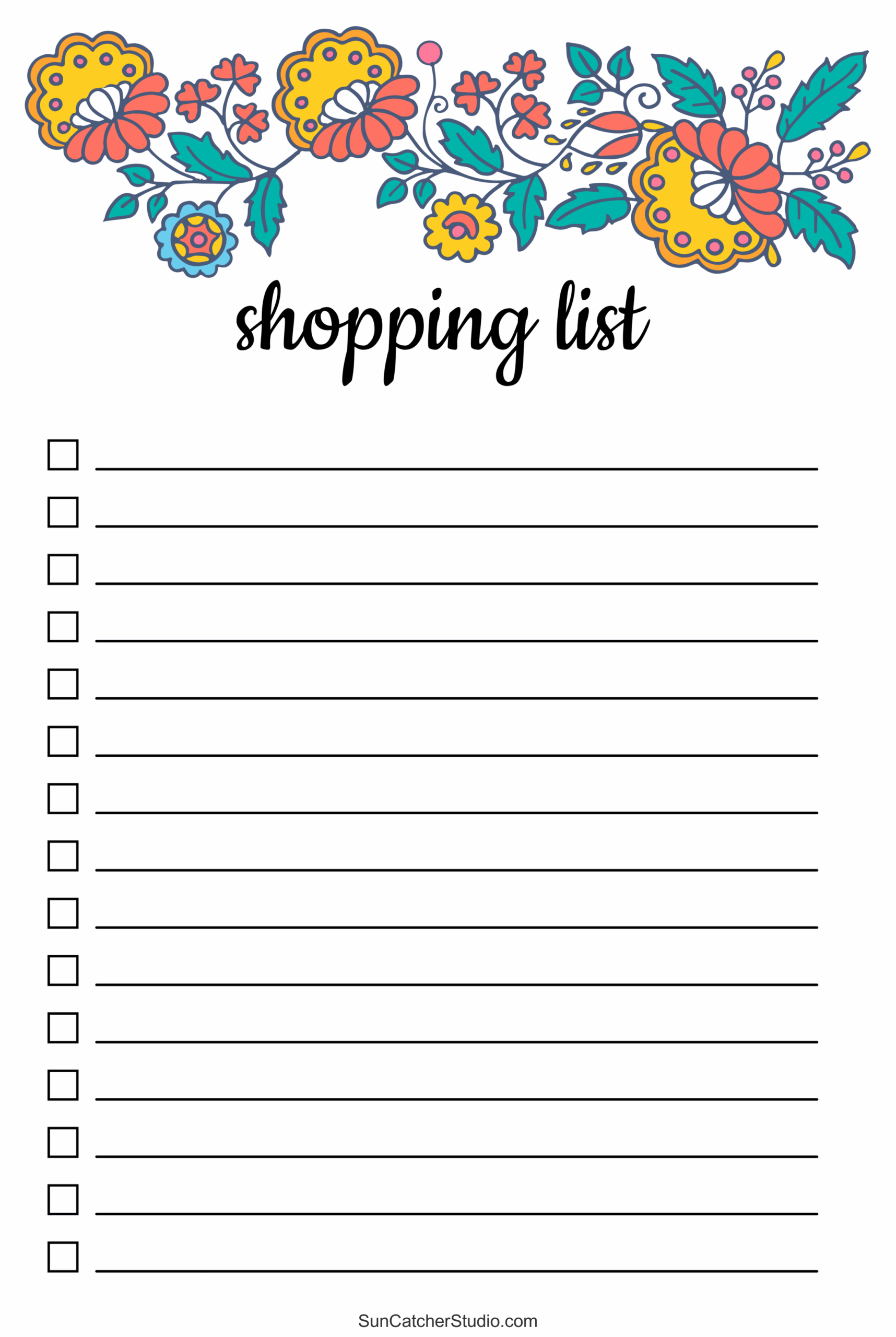 Free Printable Grocery List Template Pdf Free Printable Grocery List Template Pdf