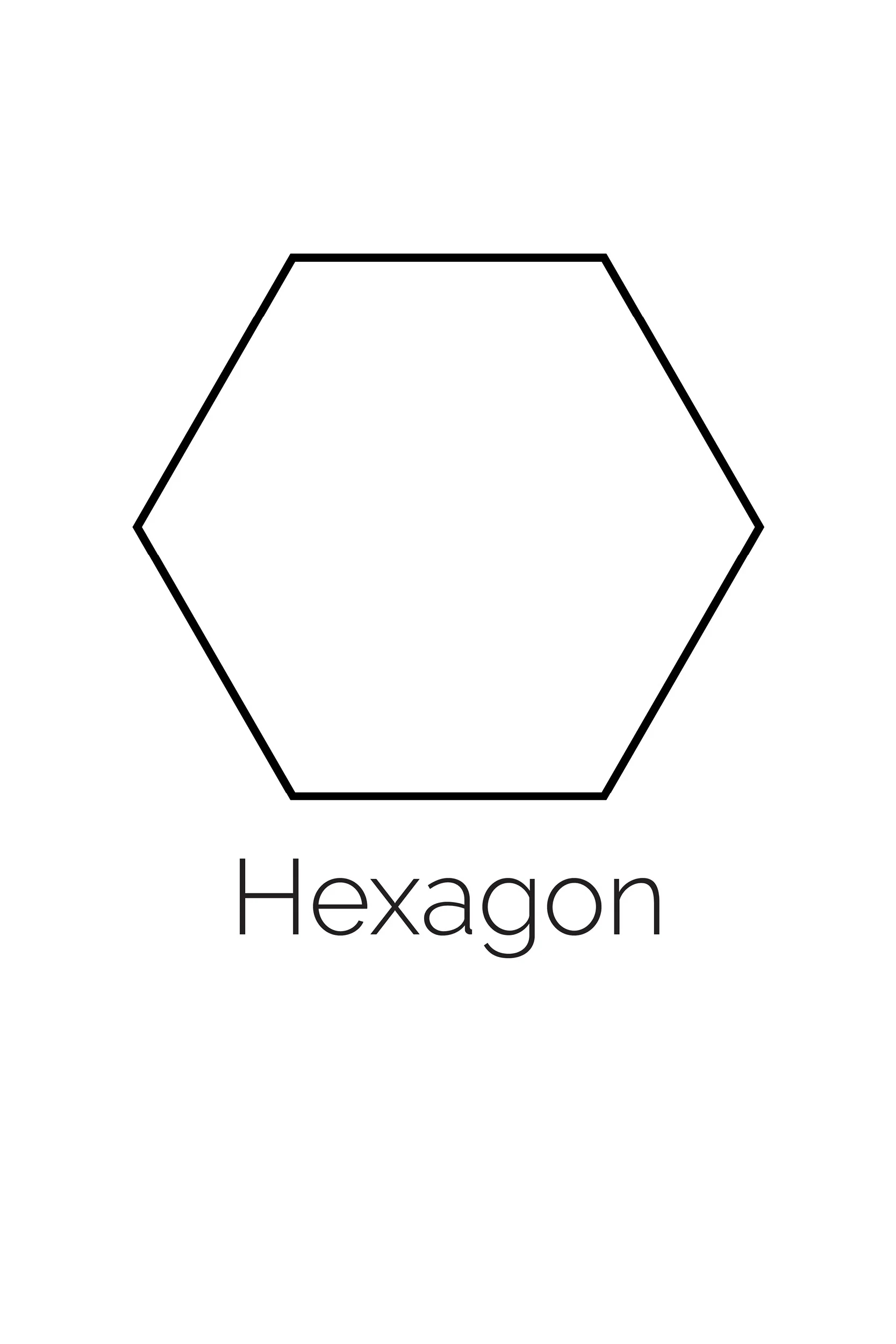 Full Page Free Printable Hexagon Template For Quilting