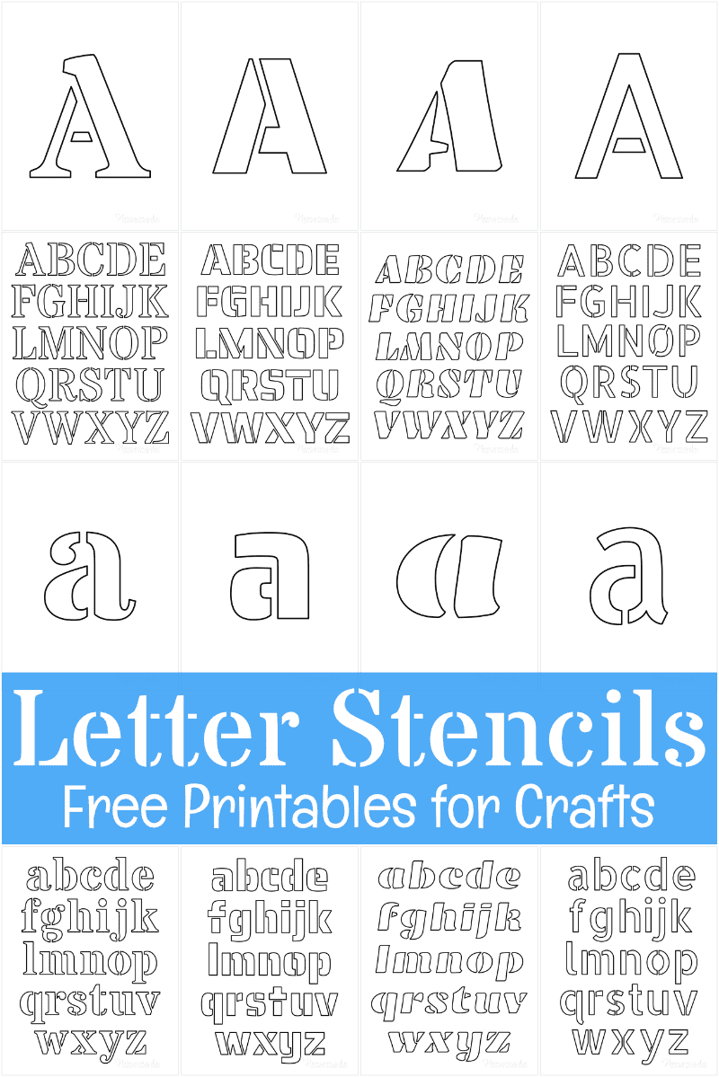 Printable Free Alphabet Templates