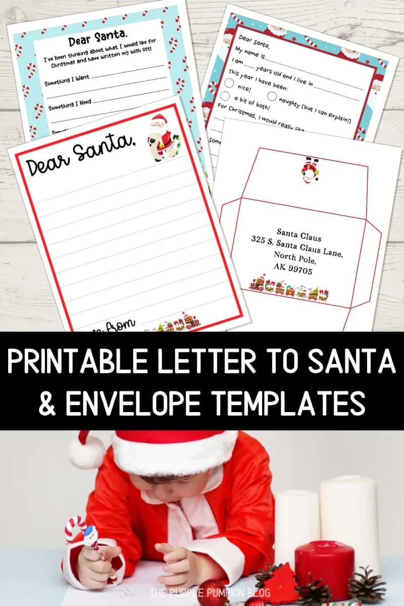 Free Printable Letter To Santa Envelope Templates Free Printable Letter To Santa Envelope Templates