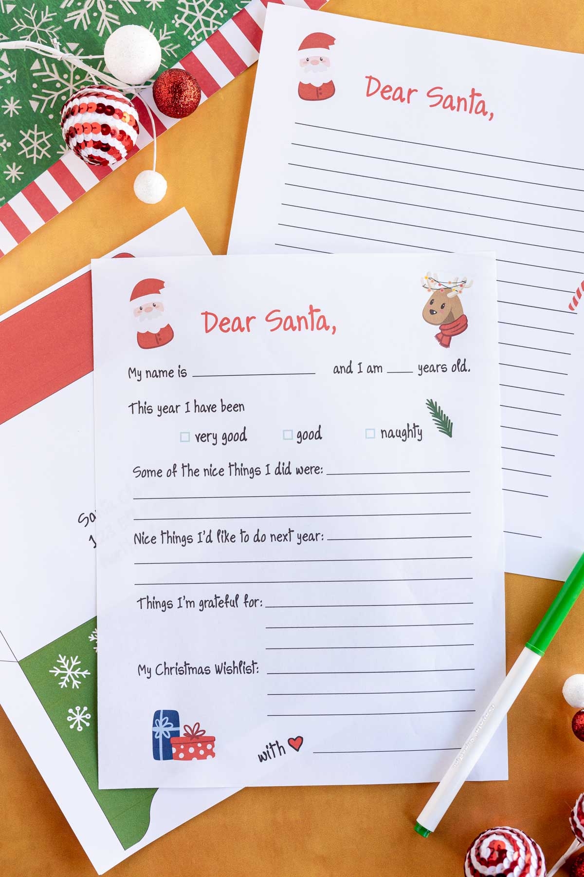 From Santa Letter Template Free Printable From Santa Letter Template Free Printable