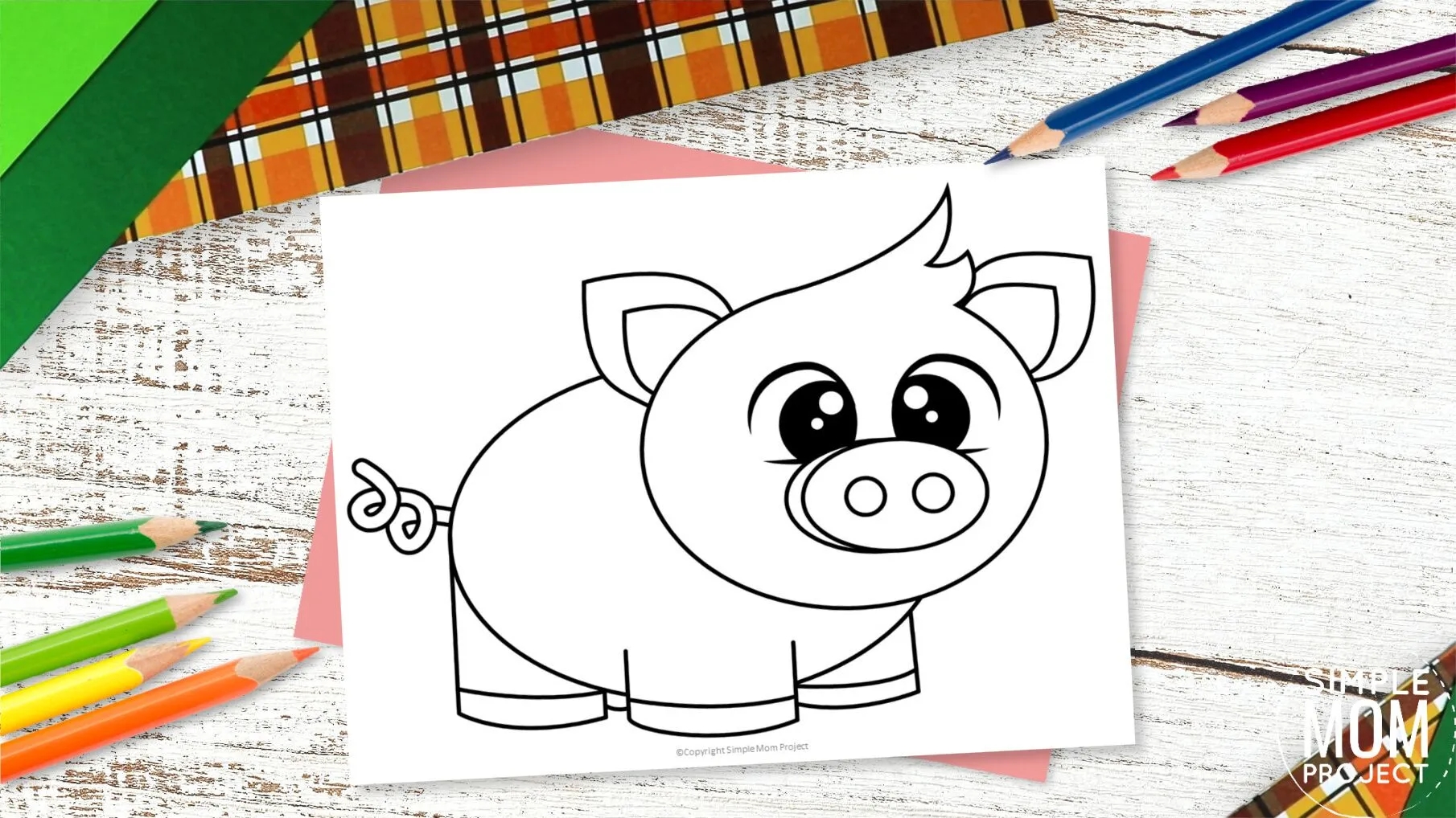 Free Printable Pig Template Simple Mom Project