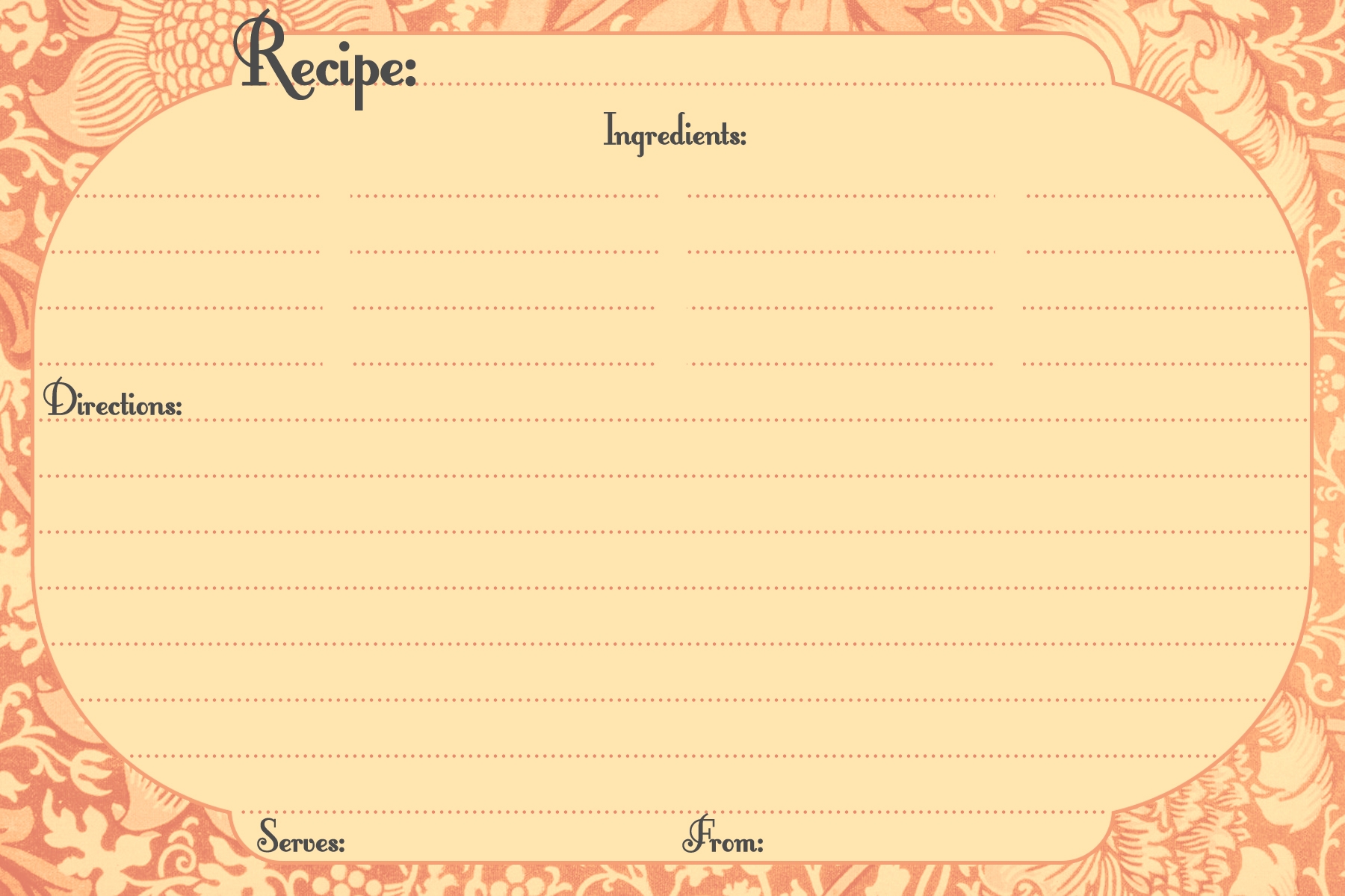 Free Printable Recipe Cards Call Me Victorian Free Printable Recipe Cards Call Me Victorian