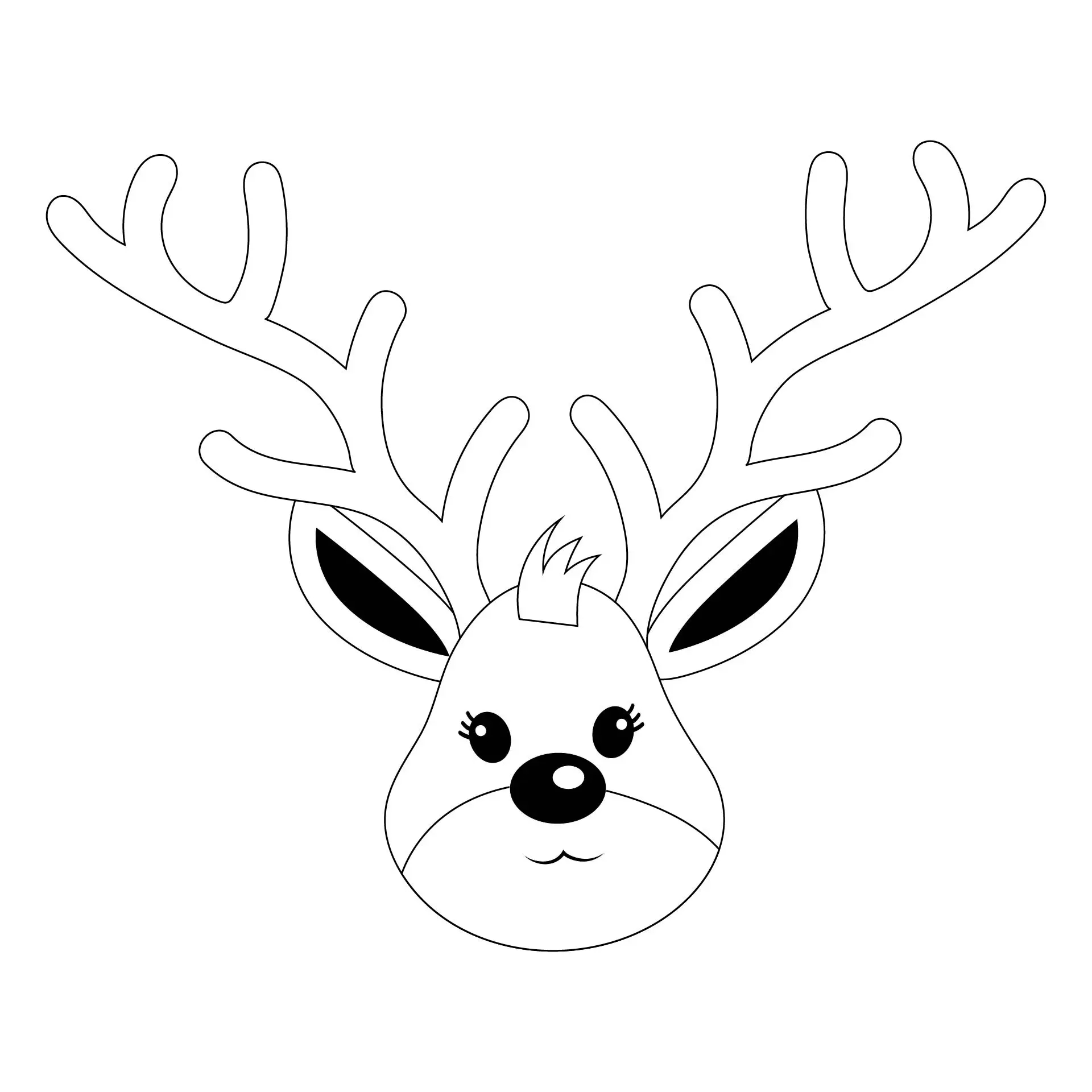 Free Printable Reindeer Pattern Printable Party Favors