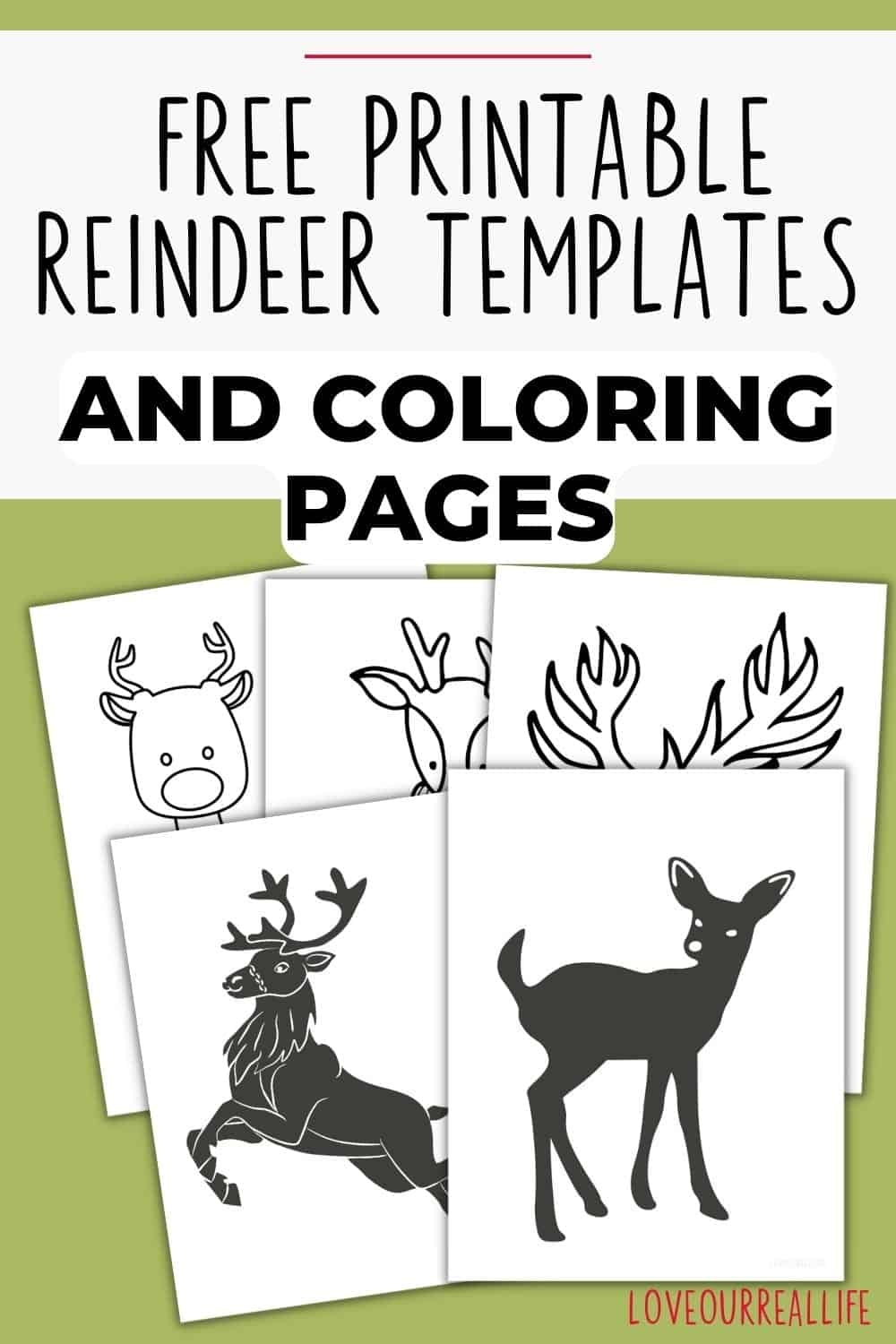 Printable Antler Template