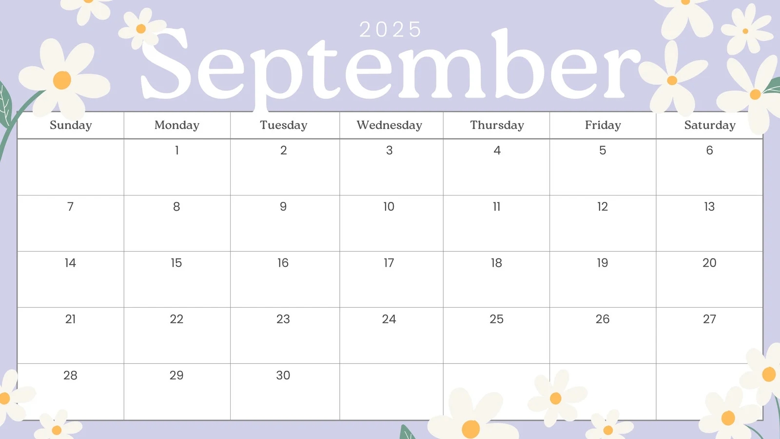 Printable Monthly Calendar Templates