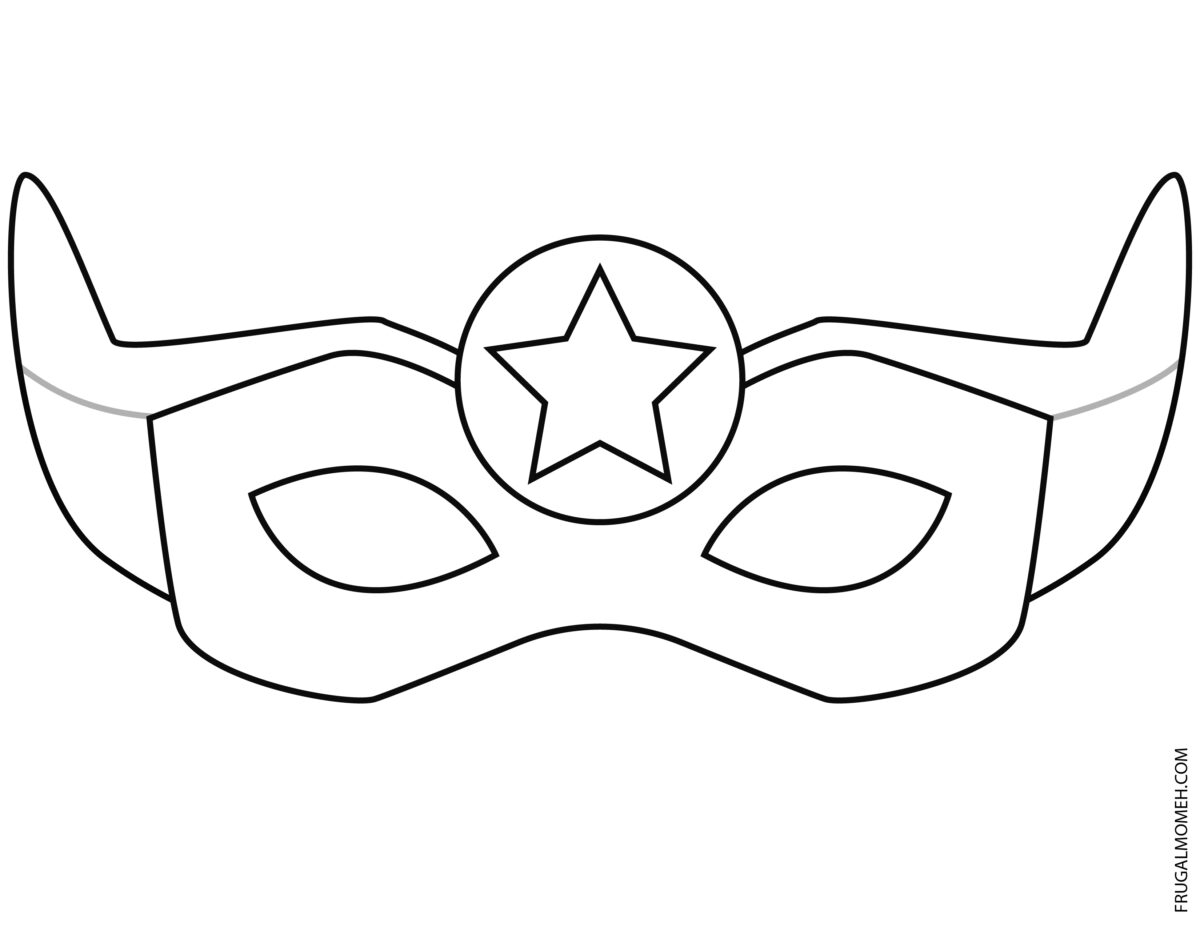 Superhero Printable Template