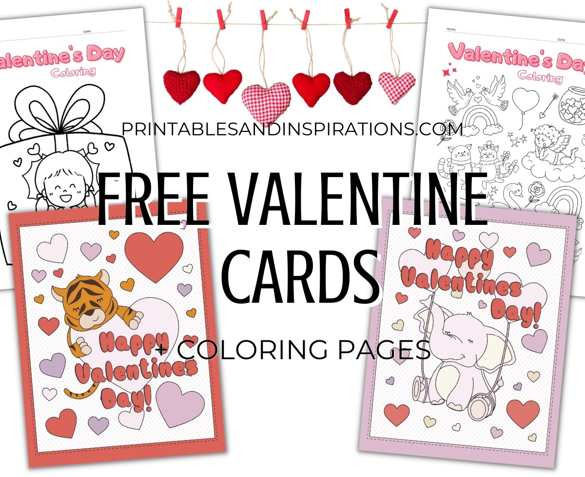 Free Printable Valentines Day Cards Coloring Pages Printables And Inspirations Free Printable Valentines Day Cards Coloring Pages Printables And Inspirations