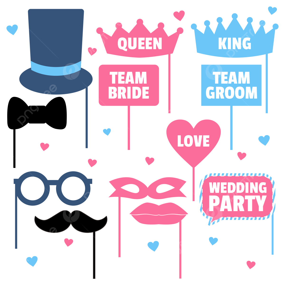 Free Printable Wedding Photo Deals Booth Props