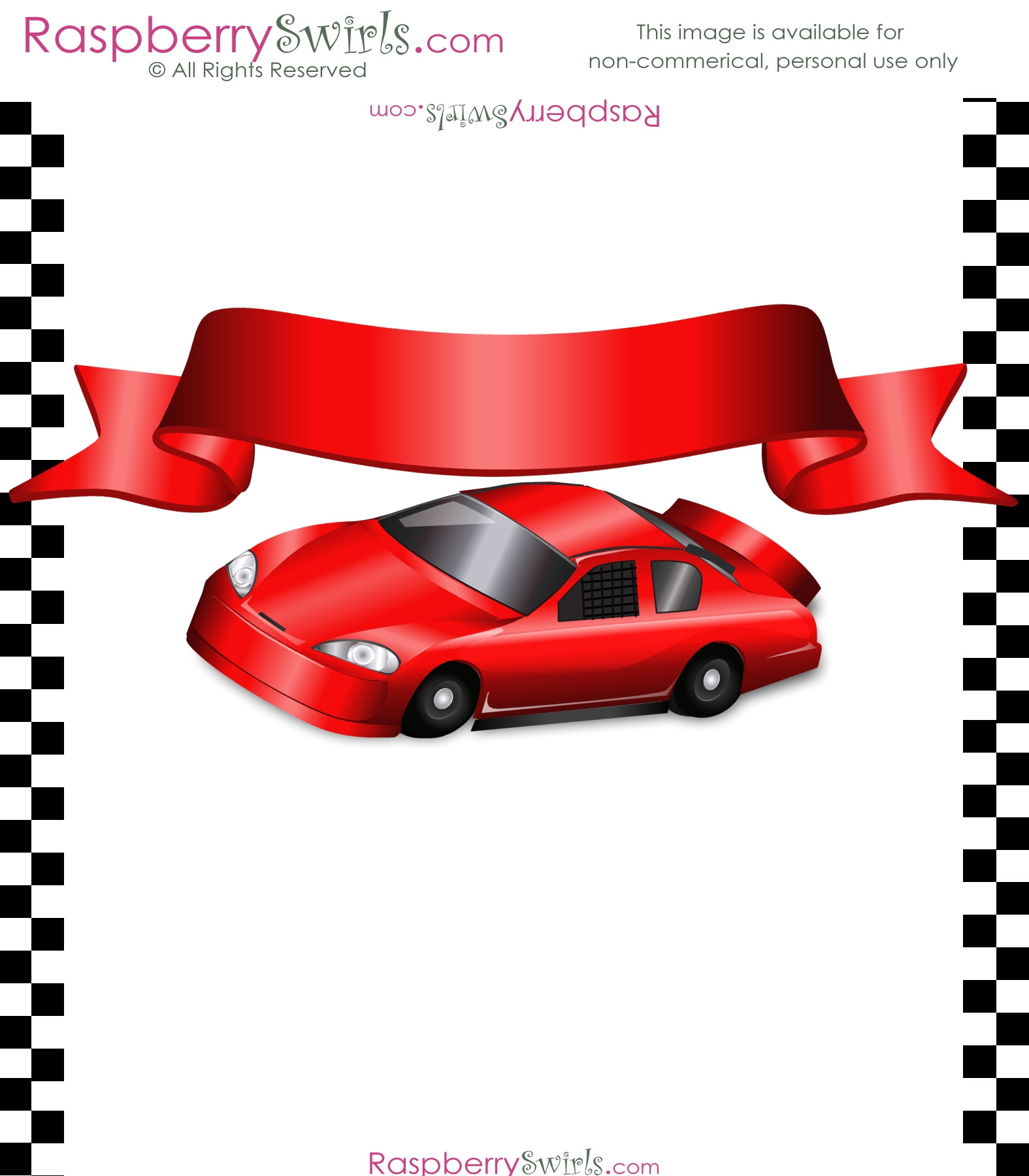 Printable Race Car Template