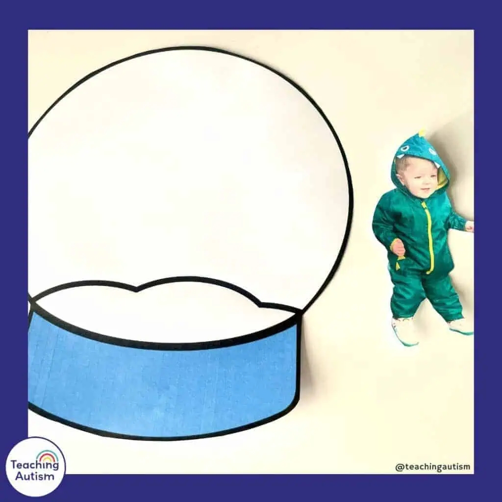 Free Snow Globe Craft For Kids Teaching Autism