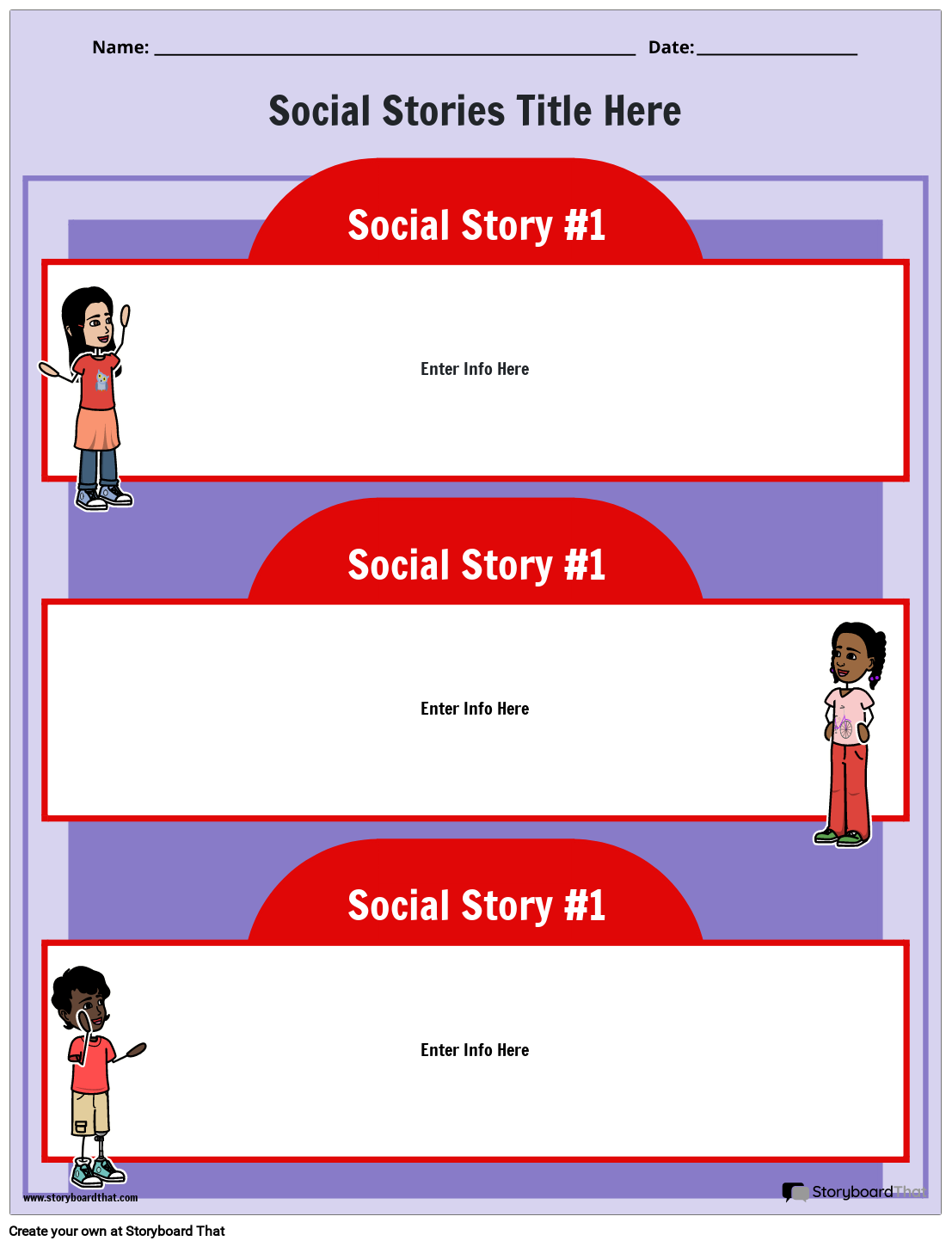 Free Printable Social Story Template