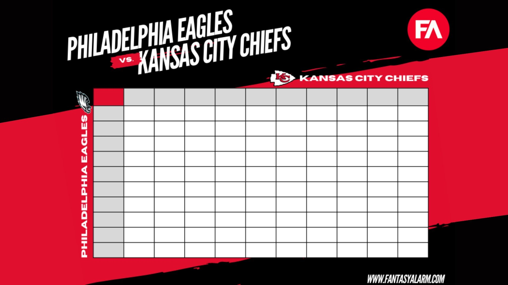 Free Printable Super Bowl Squares Template Free Free Printable Super Bowl Squares Template Free