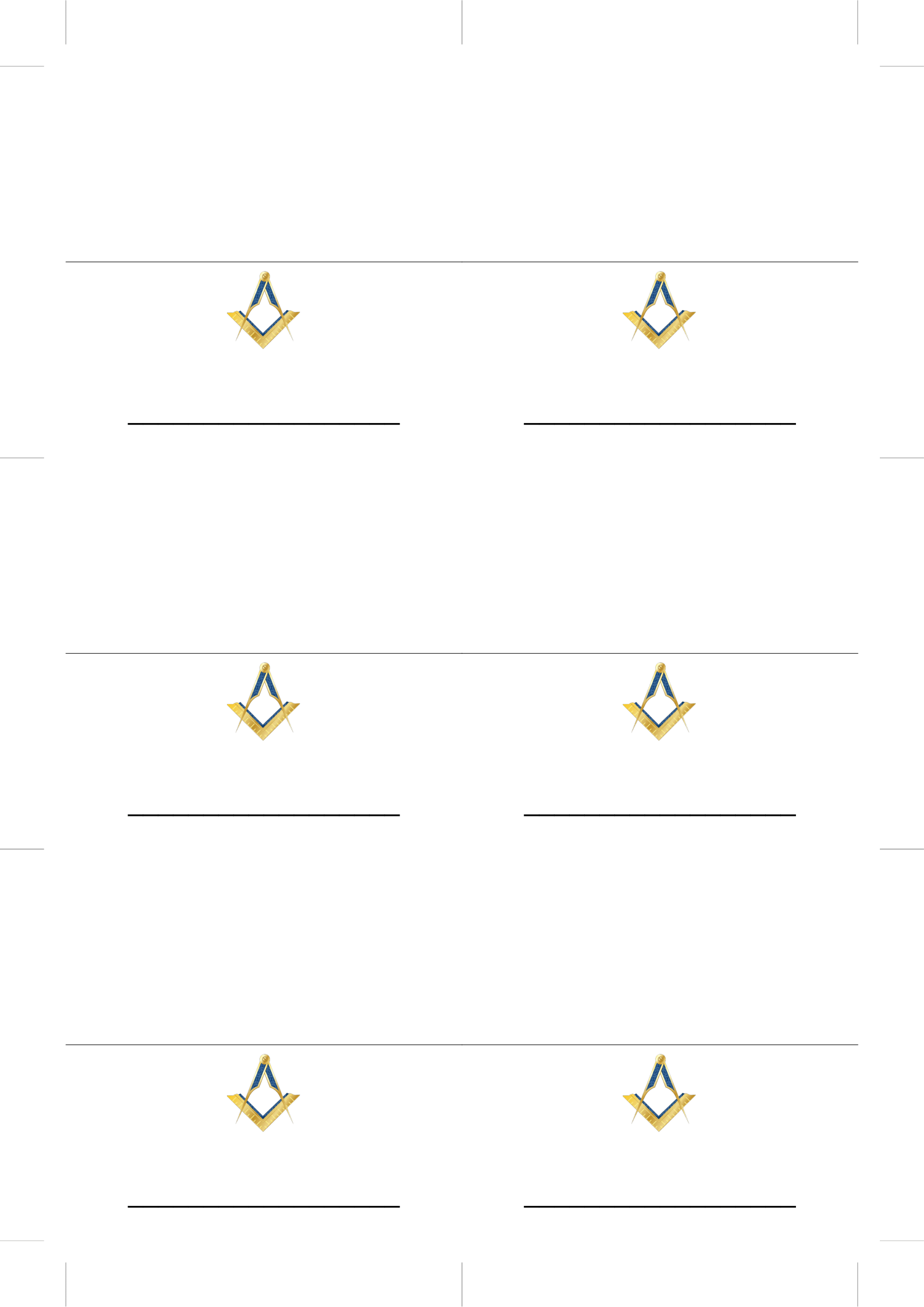 Free Printable Place Cards Template