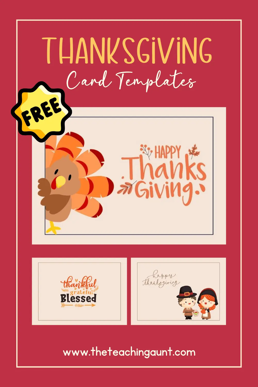 Free Printable Thanksgiving Templates