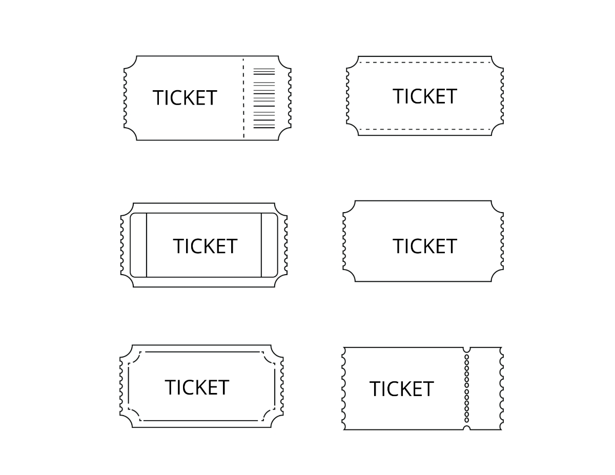 Ticket Printable Template