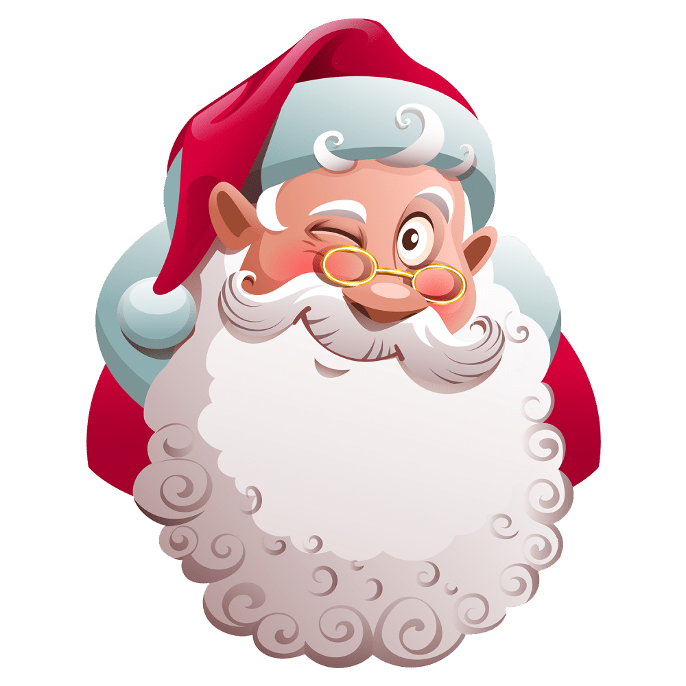 Free U0026 Cute Santa Face Clipart For Your Holiday Decorations Tulamama