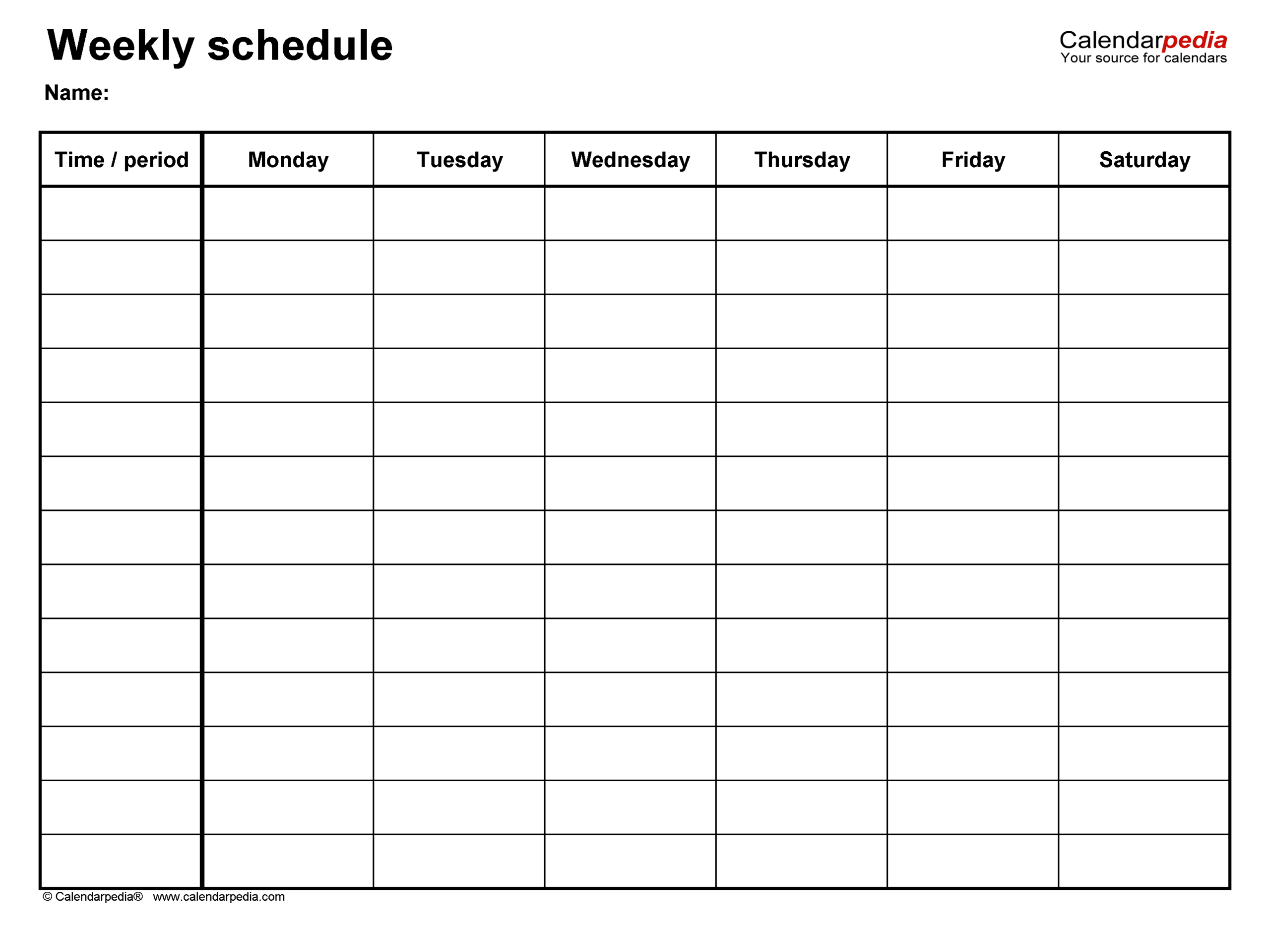 Printable Free Blank Spreadsheet Templates
