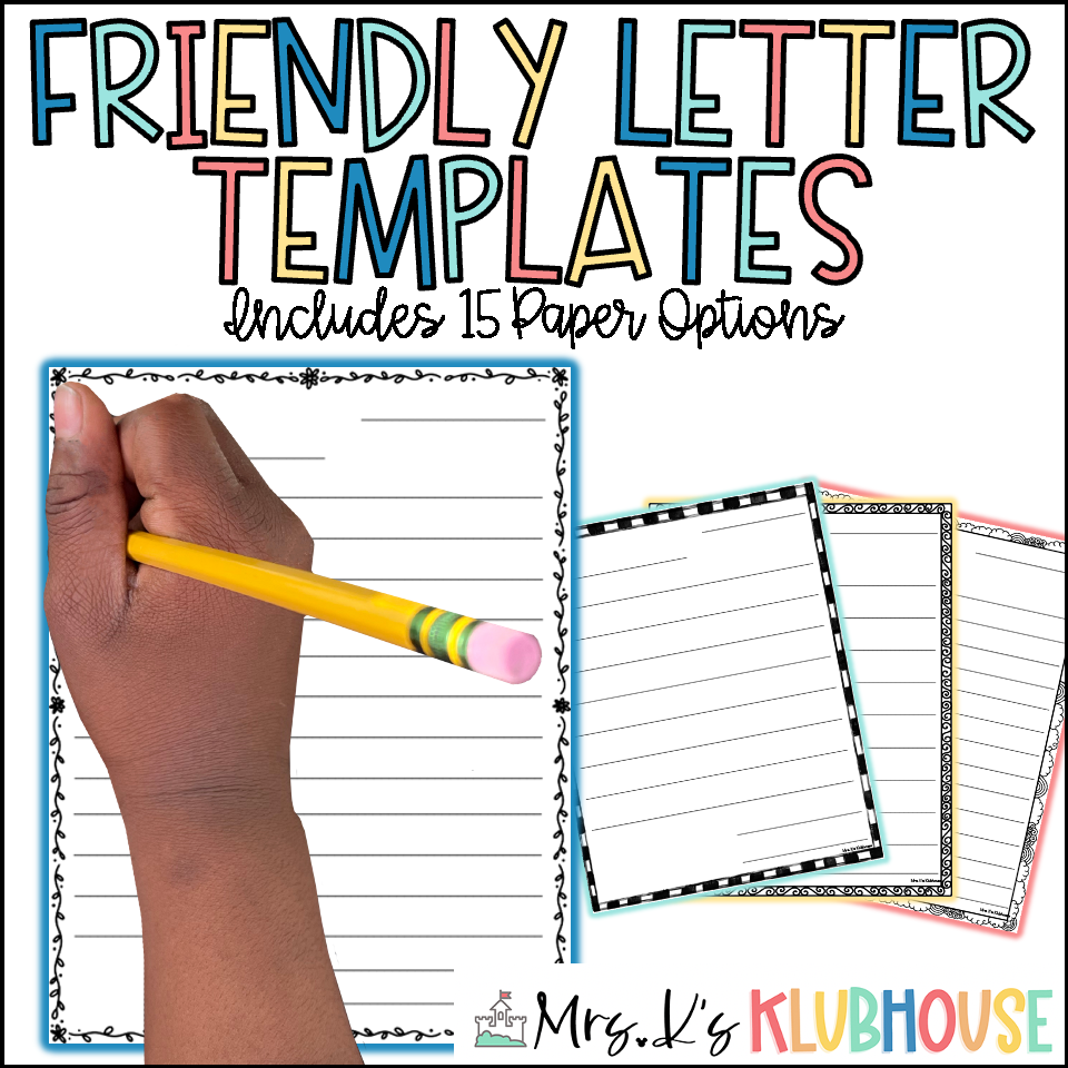 Writing Letter Template Printable Writing Letter Template Printable
