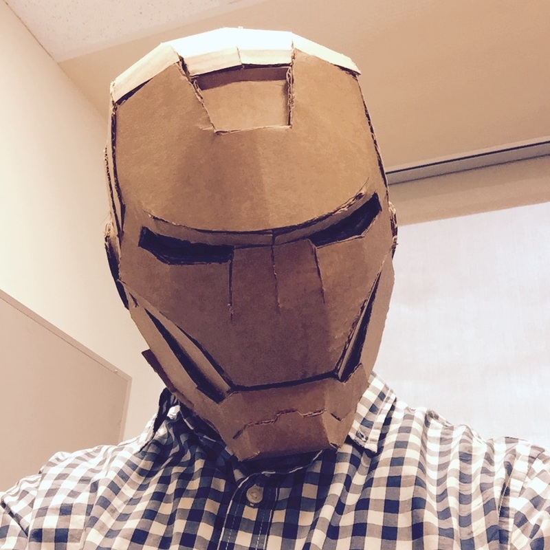 Printable Iron Man Helmet Template