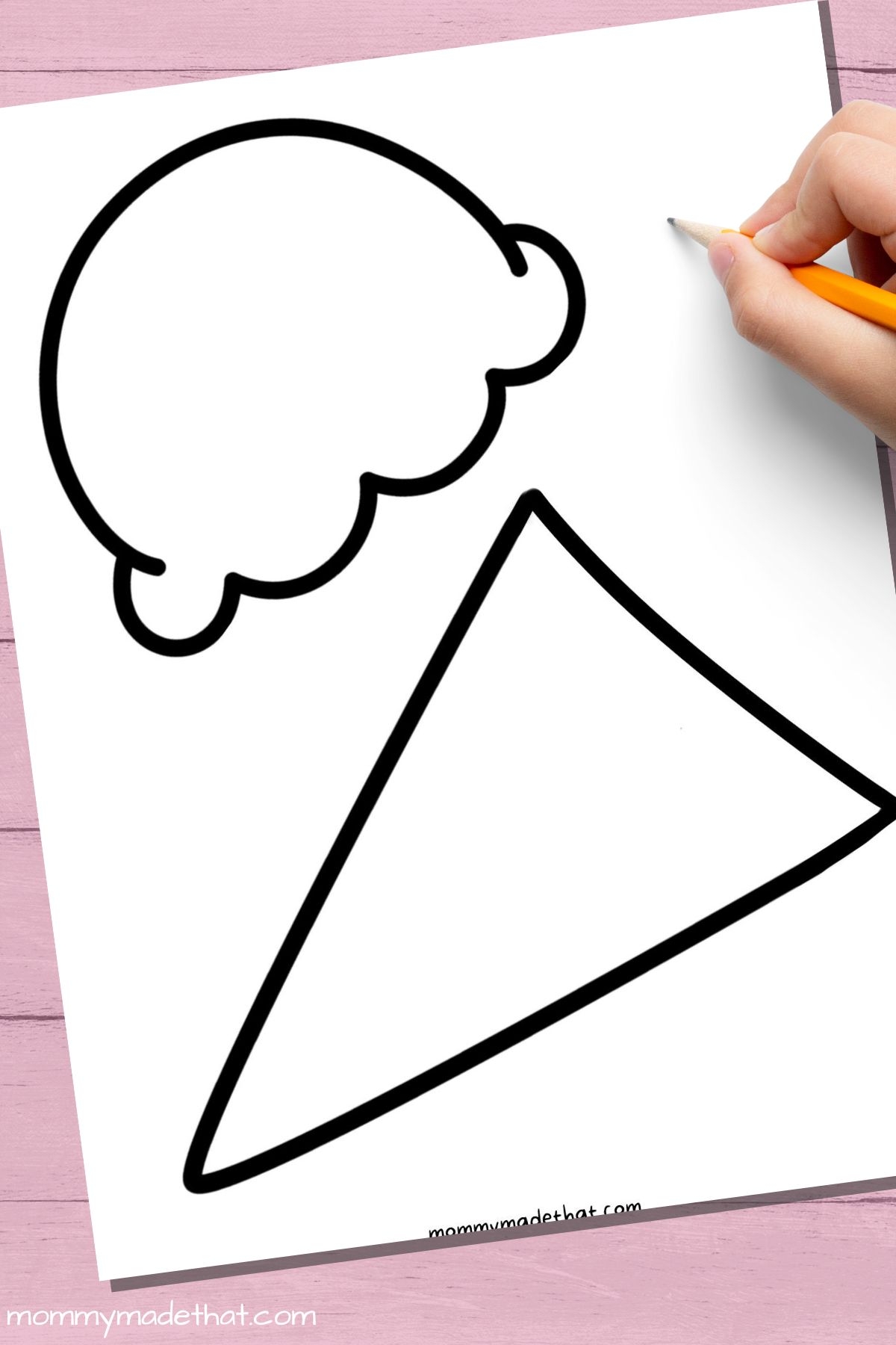 Fun Ice Cream Cone Templates For Crafts Coloring Worksheets Library