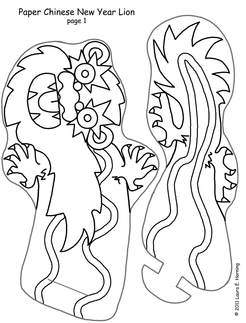 Give Your Octopus A Paintbrush or 8 Chinese New Year Lion Or Dragon 