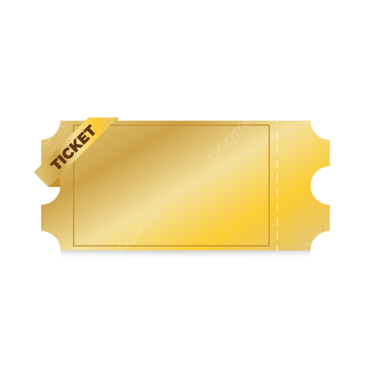 Golden Ticket PNG Transparent Images Free Download Vector Files Pngtree