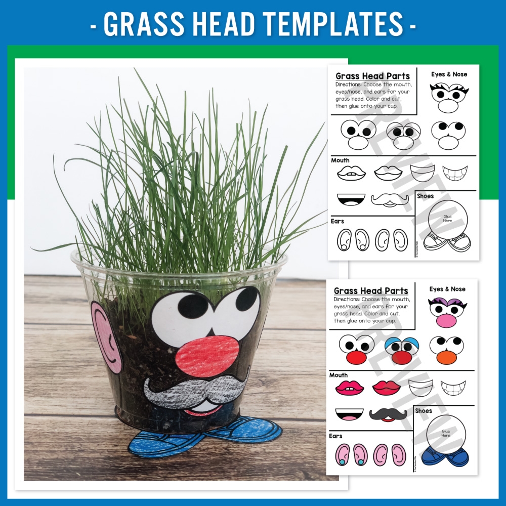 Grass Printable Template