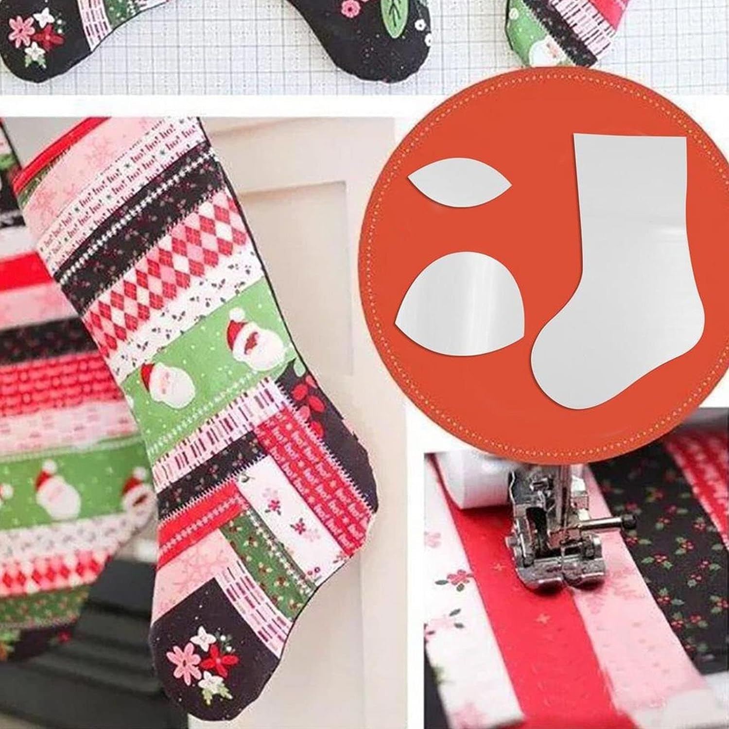 Handmade Christmas Stocking Template Set Personalized Christmas Stockings Template For Sewing Creative DIY Acrylic Christmas Eve Socks Sewing Quilting Knitting Stencil Amazon de Home Kitchen Handmade Christmas Stocking Template Set Personalized Christmas Stockings Template For Sewing Creative DIY Acrylic Christmas Eve Socks Sewing Quilting Knitting Stencil Amazon de Home Kitchen