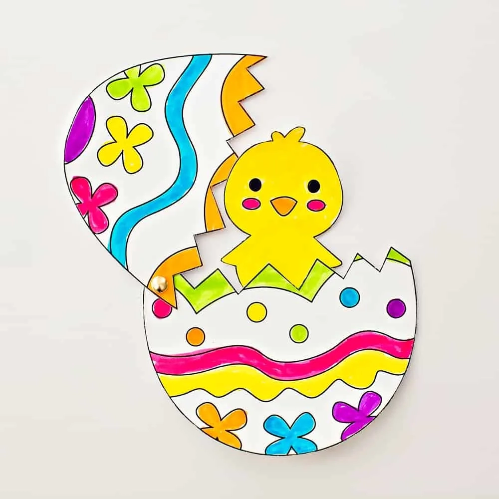 Printable Chick Template