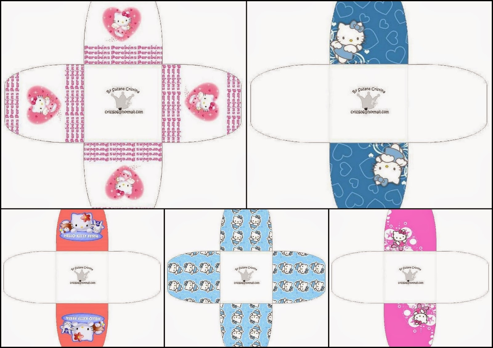 Printable Sanrio Blind Bag Template