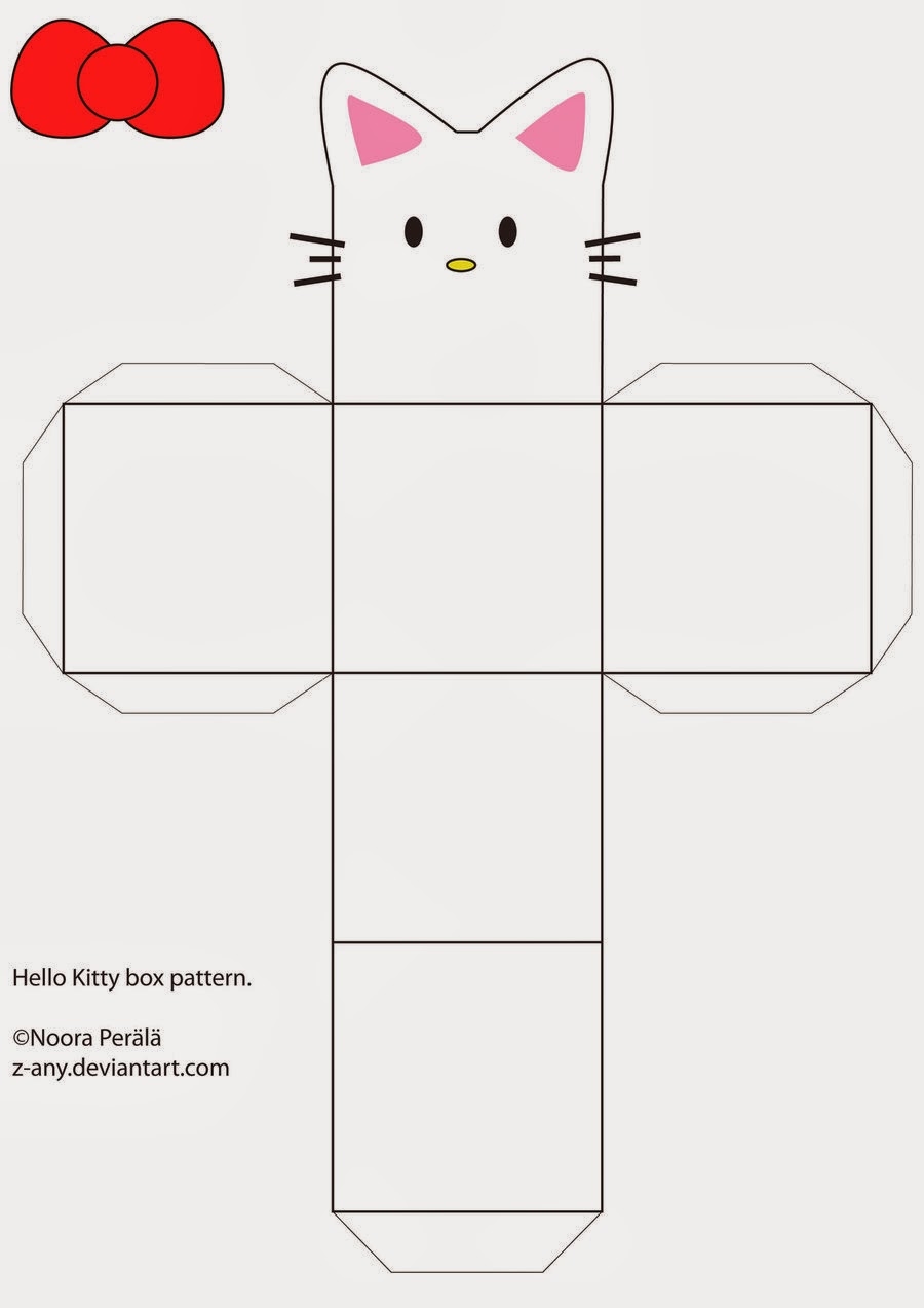 Printable Hello Kitty Template