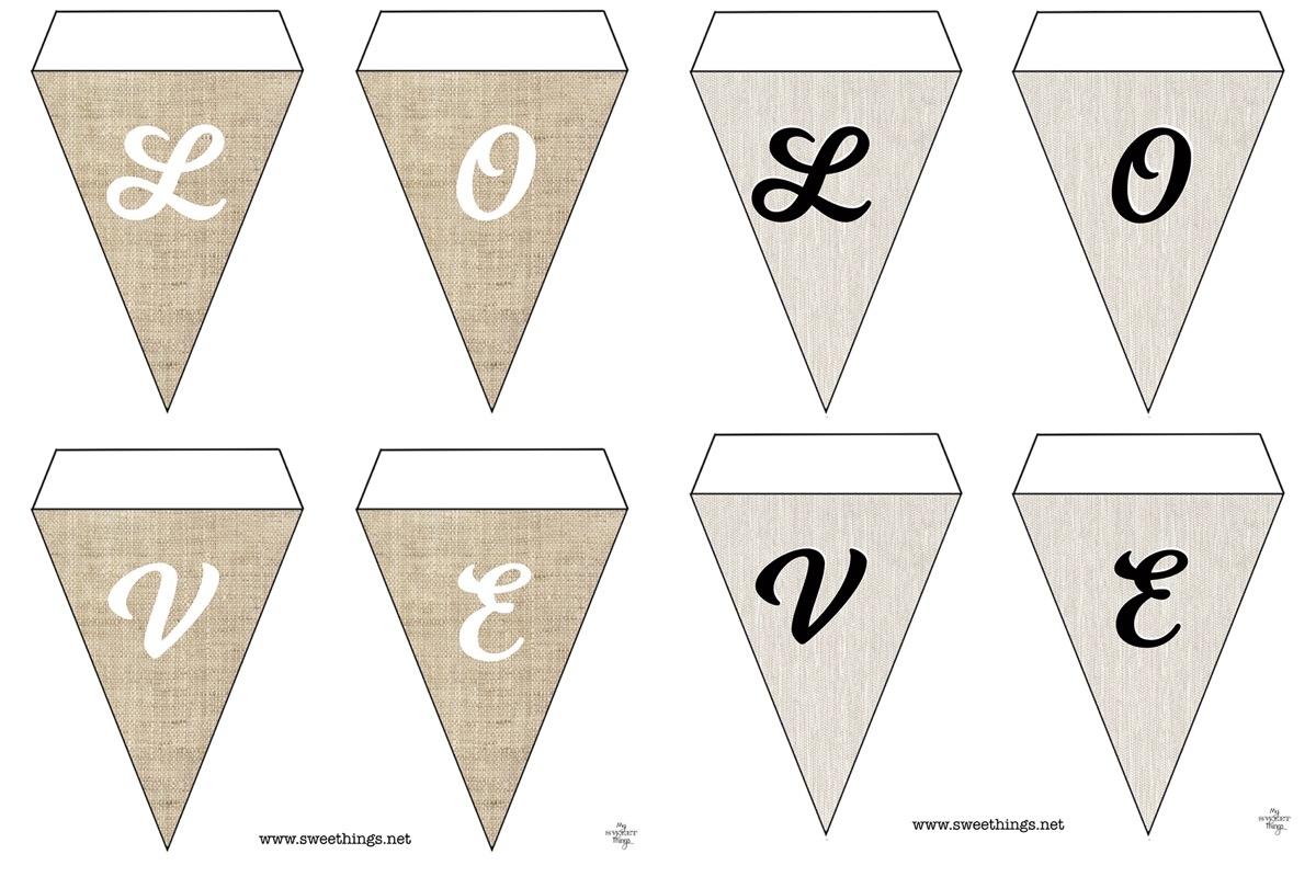 Home Decor On A Budget Paper Pennant Banner Garland My Sweet Things