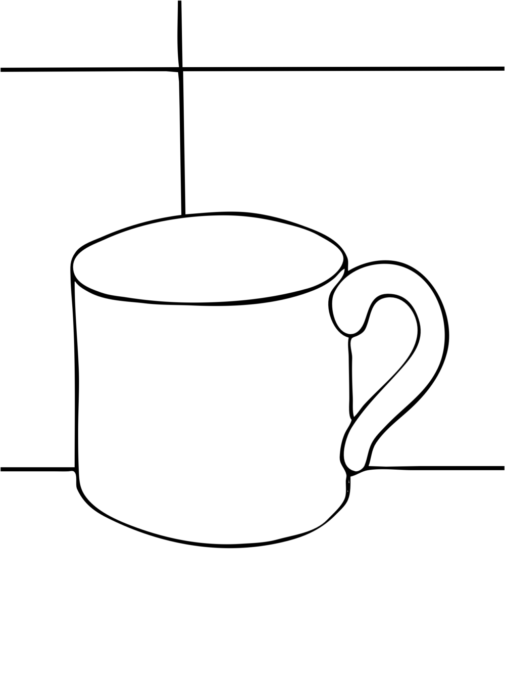 Hot Cocoa Mug Traceable Tracie Kiernan Step By Step Painting