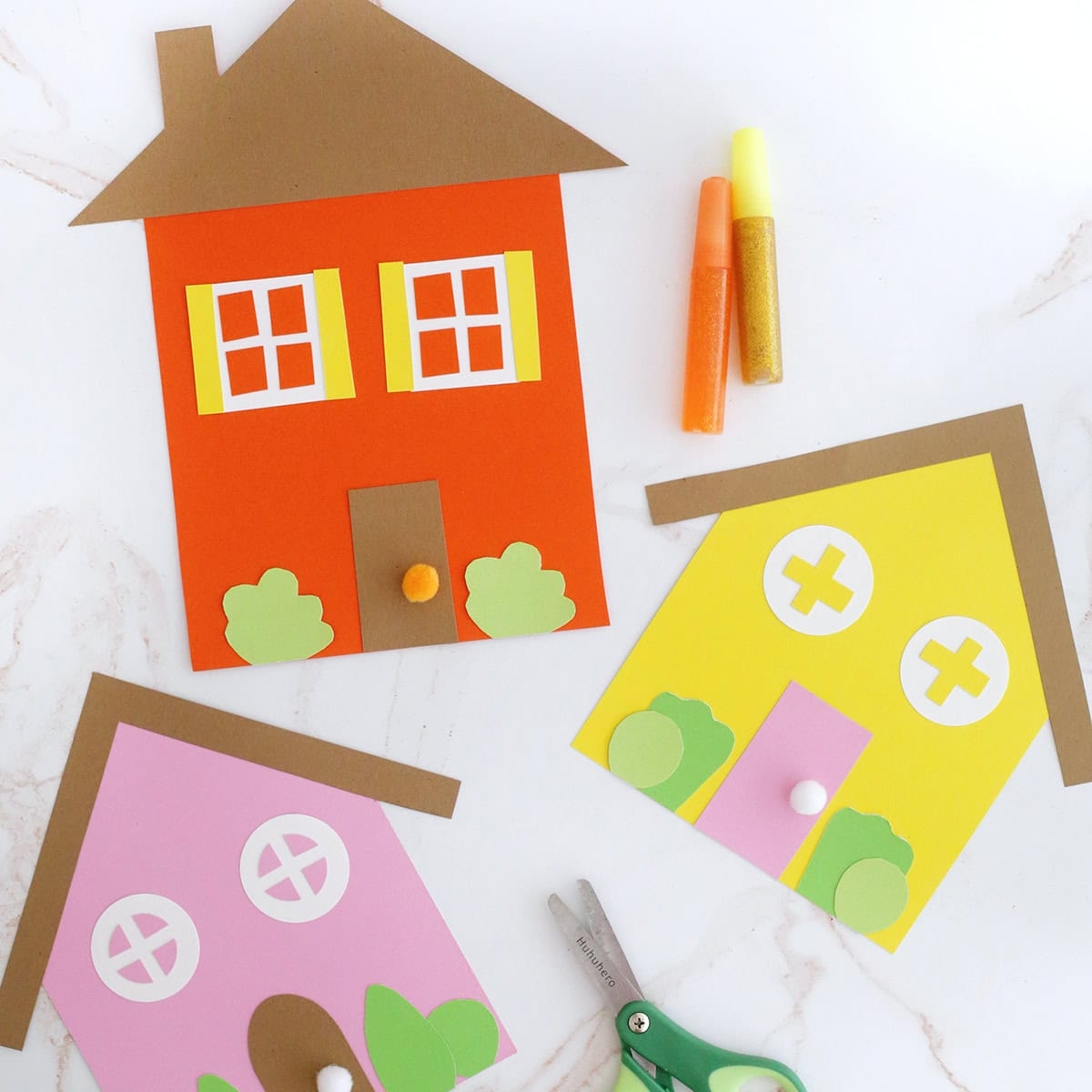 Paper House Printable Template
