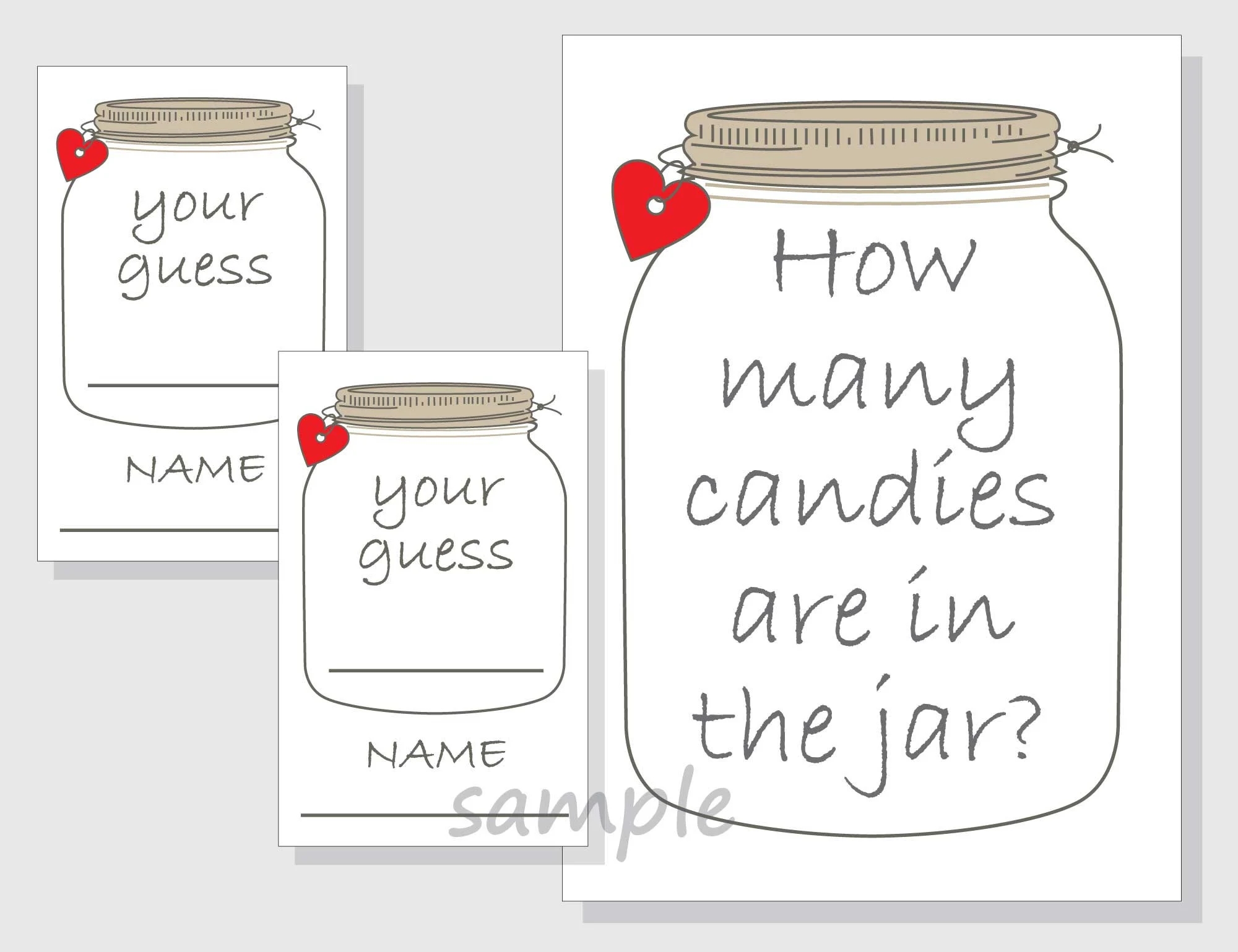 How Many Candies Are In The Jar Printable Game Candy Mason Jar Baby Shower Bridal Shower Christmas Red Hearts Etsy How Many Candies Are In The Jar Printable Game Candy Mason Jar Baby Shower Bridal Shower Christmas Red Hearts Etsy