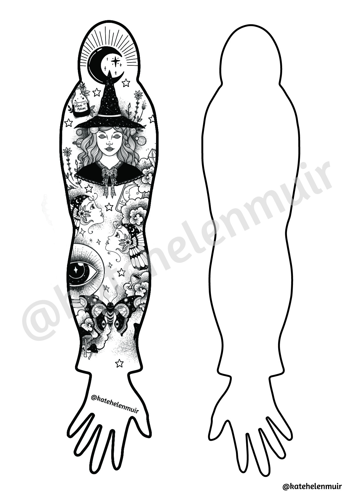How To Design A Tattoo Sleeve KateHelenMuir How To Design A Tattoo Sleeve KateHelenMuir