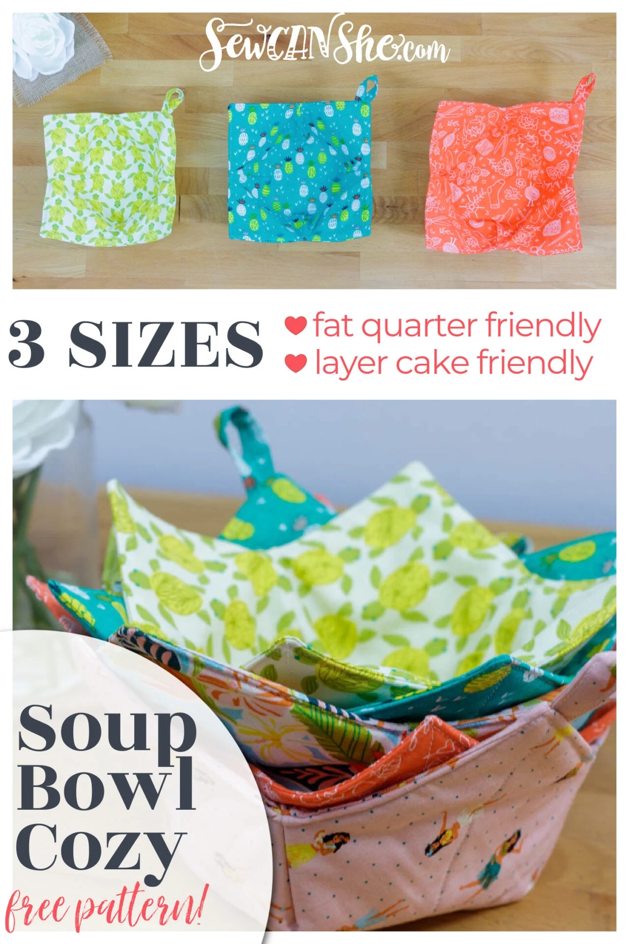 How To Make A Bowl Cozy Step By Step FREE PATTERN With 3 Sizes 