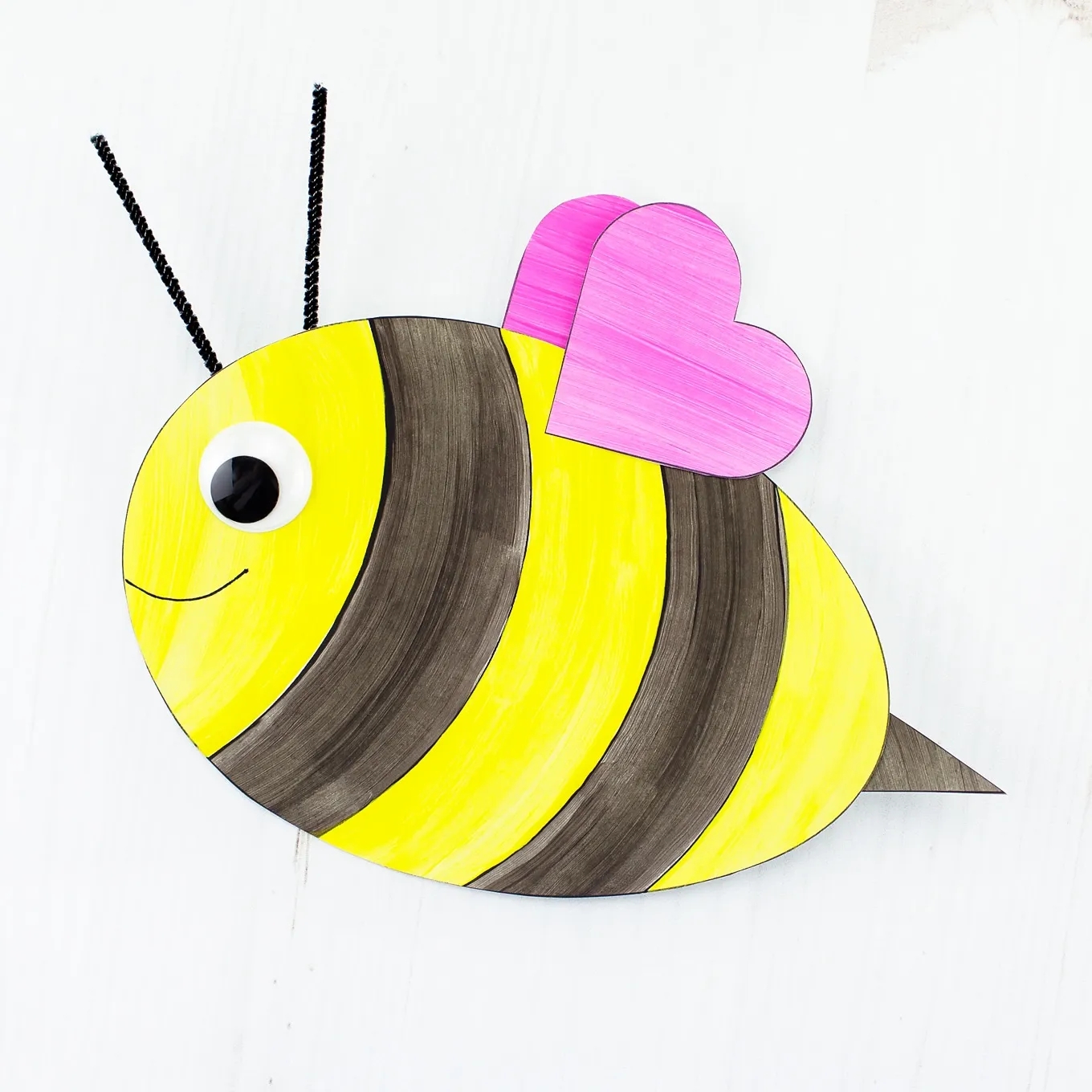 How To Make An Easy And Fun Paper Bee Craft