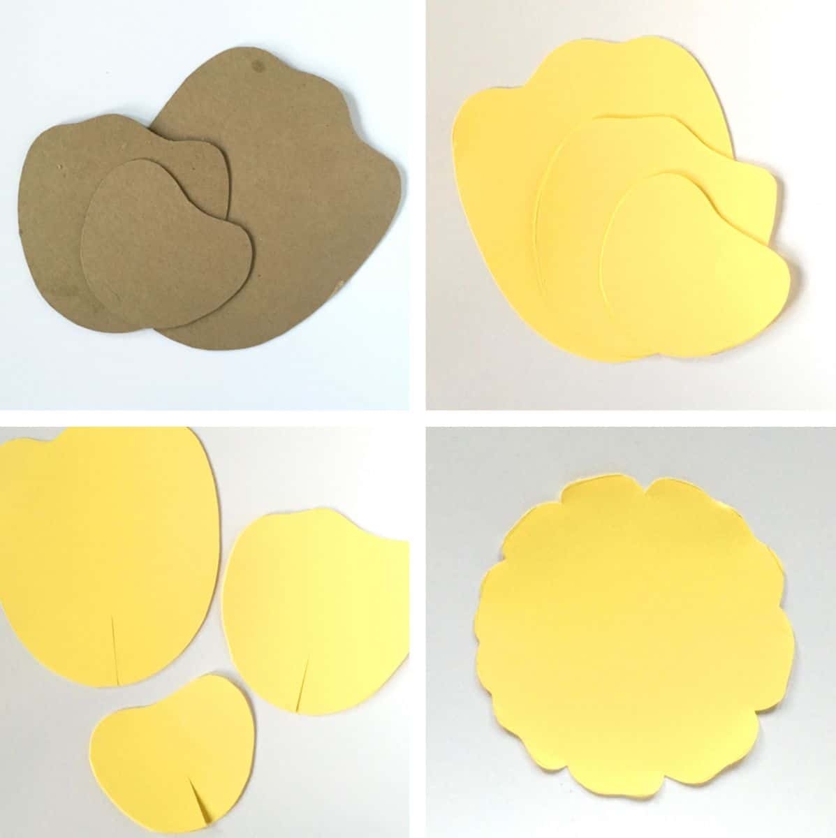 HOW TO MAKE DIY PAPER ROSE TEMPLATE FREE PRINTABLE