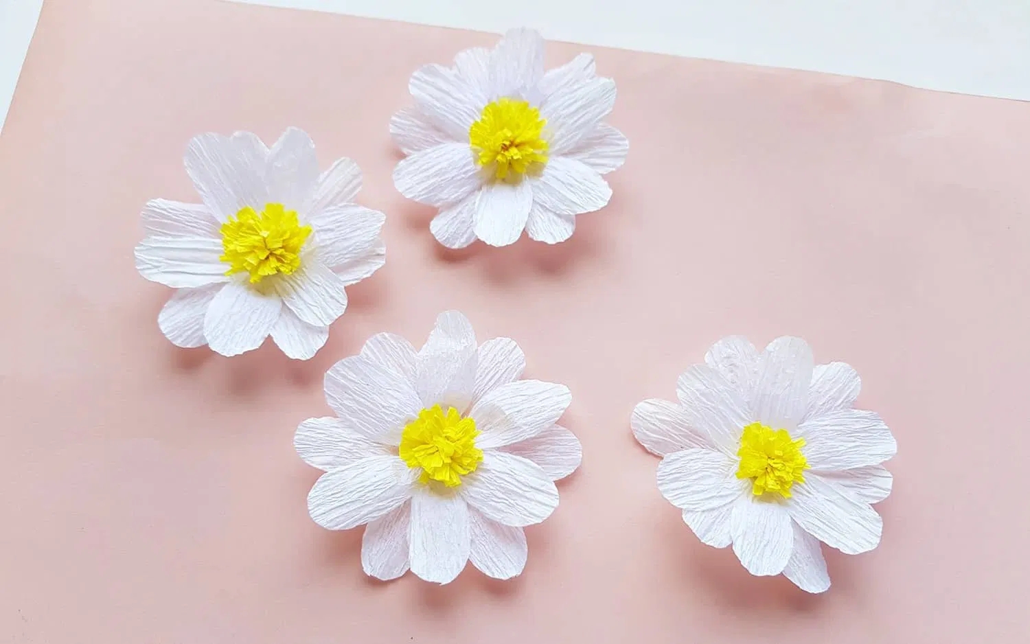 How To Make Paper Daisy Flowers Free Printable Template 